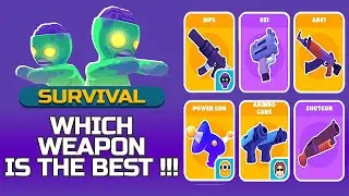 Stealth Master: Which Weapon is the BEST in Zombie Lab (Survival) 😎👌.