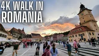 Beautiful European City Footage 4k Underrated Old Town in Romania