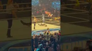 Ray Mysterio destroys with a 619 #WWE #fridaynightsmackdown #wrestling #619 #frogsplash