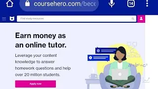 HOW TO APPLY AS TUTOR IN COURSE HERO 2022