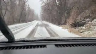 Driving in the delightful snow, I couldn't help but sing!