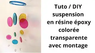 comment faire une SUSPENSION en r&eacute;sine color&eacute;e ?