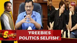 PM Modi's Double Attack On Kejriwal & Congress, Tears Into Opposition Over Freebies & Protests