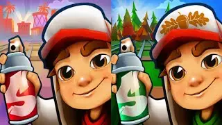 Subway surfers : Hollywood 2026 🆚 Vancouver 2021 Map Comparison