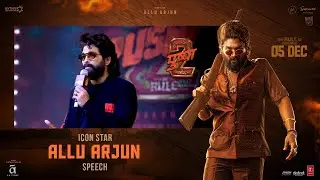 Icon Star Allu Arjun Speech | Pushpa 2 The Rule ICONIC Press Meet in Mumbai | Sukumar | Rashmika