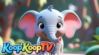 Baby Elephant Song 🐘 | Kids Poems & Nursery Rhymes | Animal Songs for Kids