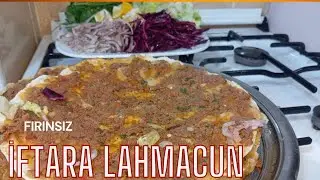 Fırınsız Taş Fırın Tadında Lahmacun/Evde Kolay ve Lezzetli Tarif