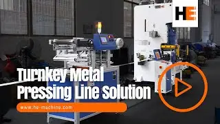 HE Turnkey Metal Pressing Line Solution for License Plates Production