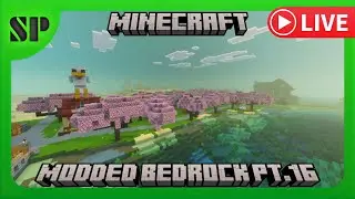 Back in the World With No Plan | Minecraft Modded Bedrock Pt.16