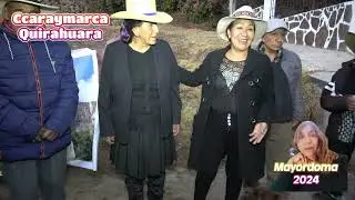3er. Aniversario CC. PP. de Ccaraymarca - Quirahuara - Hvca Oct. 2024 - PARTE 1