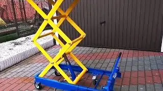 Budowa Podnośnika Nożycowego Cz. 2 Plus Test Wytrzymałości