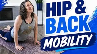 6-Minute Lower Back & Hip Mobility | Gentle Yoga for Stiff Bodies