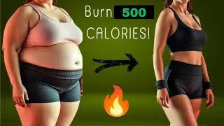 500 Calories Burn And Belly + Side Fat For Weight Loss At Home|