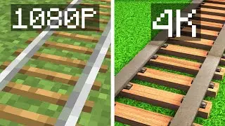 1080p vs 4K minecraft