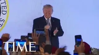 Trump Speaks At Event Where Doctored Presidential Seal Is Used | TIME