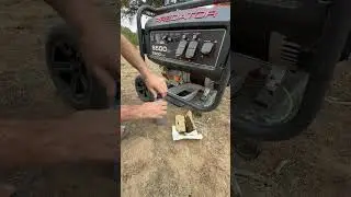 Changing oil on a #generator 🛢️🔧 predator 6500 first #oilchange #asmr
