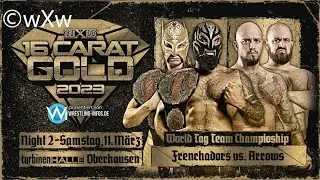 Frenchadors (c) v Arrows of Hungary / wXw Tag Team Title Match / 16 Carat Gold 2023 Day 2 / WWE 2K22