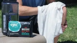 A shower you carry in your pocket.