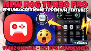 Rog Turbo Booster For Android Game ! Max FPS Fix Lag - No Root