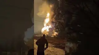 JUST IN:🔥 Ryazan Oil Depot Explodes! Ukraine Strikes Back! 💥 #UkraineWar #Russia #BreakingNews