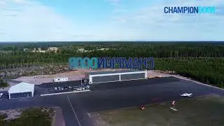 Champion Door hangar doors in Helsinki-East Aerodrome