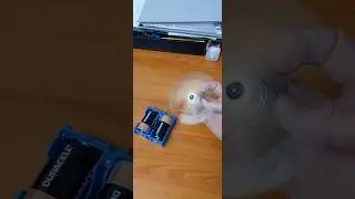 PEMF Pulsed Electromagnetic Field Therapy. Motorized mechanical DIY prototype. Testing the concept.