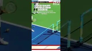 Coco Gauff debuts refurbished hometown tennis courts for future talent in Florida