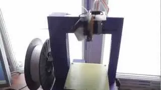 3D принтер UP Plus - демонстрация работы