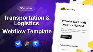 Create Transportation & Logistics Websites in Webflow | MoversFlow Template