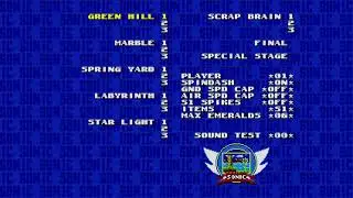 Sonic Origins - Sonic 1 Debug Mode gameplay