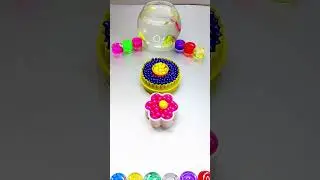 Fish 🐬🌈 Marbles & Beads Reverse Video. #shorts #fish #reverse #marble