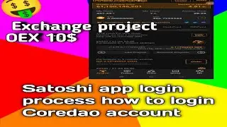 #Satoshi Application login kaise Karen how to login Account full process #iceNetwork #avive
