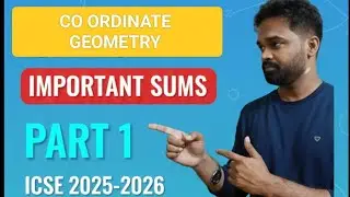 icse maths important sums, co ordinate geometry, icse mathematics important questions, 2025-2026