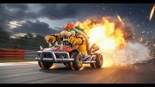 Mario Wins the Ultimate Race Against Bowser to Save Princess Peach