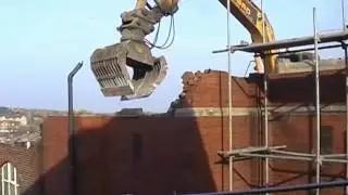 Linbro Demolition - Demolition of the United Reformed Church, Kimberworth, Rotherham Part 4