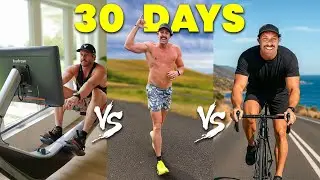 Run vs Bike vs Row for 30 Days