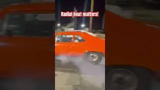 Nova burnout!! Have to get heat in those radials. #burnout #dragrace #nova #cleetusmcfarland