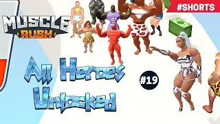 Muscle Rush 💪🥊🏆  Smash Running Game   All Heroes Unlocked Gameplay Walkthrough Part 19 Android & iOS