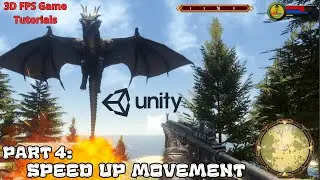 Part 4: Player - Speed Up Movement | 3D FPS Game in Unity Tutorial Series For Beginners 2024