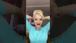 100 years of women&rsquo;s HAIRSTYLES!! 😲 #shorts