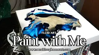 Acrylic Pouring Tutorial | Stunning Ocean Inspired Fluid Art