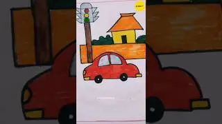 Car Drawing #creativeworks #art #drawing #shorts