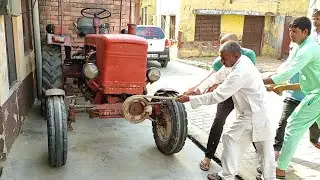 T25  tractor started from Puli for the first time | T25 Tractor amazing video | Old tractor video