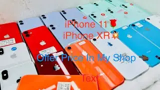 iPhone11🌪️iPhone Xr🔥 Offer Price💦 My Shop #apple #review #bashundharacity #ytshorts #used #yts
