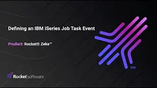 Defining an IBM iSeries Job Task Event in Zeke
