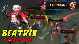 BEATRIX OFFLANE TOP 1 GLOBAL GAMEPLAY [BEATRIX BEST BUILD 2021] MLBB - MOBILE LEGENDS