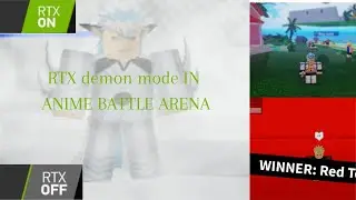 RTX MODE ON ANIME BATTLE ARENA ACTUALLY IMPROVES GAMEPLAY... 1V1ING IBEMAINE