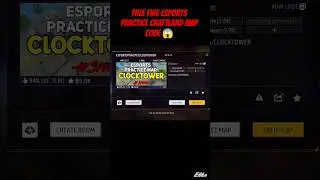 Free Fire esports practice craftland map code 😱 #trending #freefire #craftland #viralshort