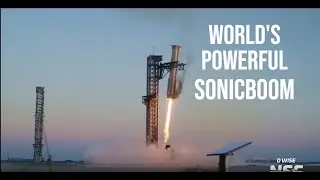 Mindblowing! Visible Starship flight 5 sonic boom view from ground cam @SpaceX