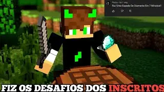 Os Inscritos Me Desafiaram - Especial De 1k De Inscritos!!!
